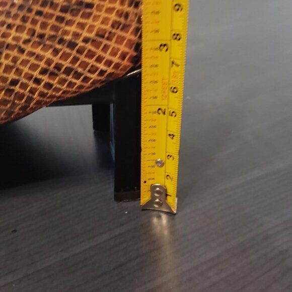 Stuart Weitzman animal print snake leather low heel shoes - Picture 2 of 11